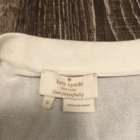 Kate Spade Embellished Retro Summer Cardigan S - Picture 4 of 6